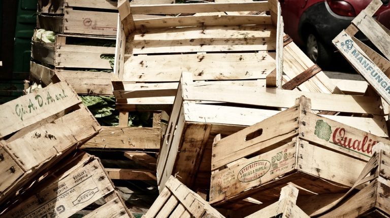 Le recyclage des cagettes et des palettes