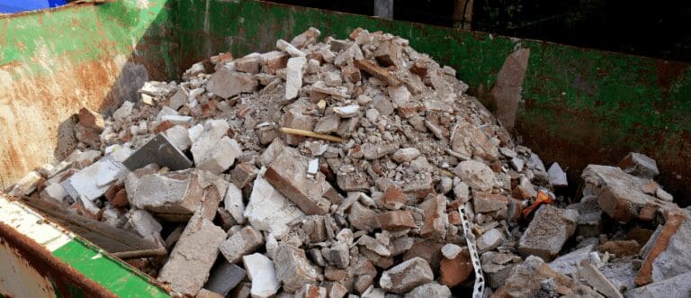 Le gestion des déchets de chantier et de rénovation